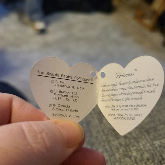 Princess Diana beanie baby - Picture 5 of 7